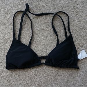 RVCA Strappy Black Bikini Top